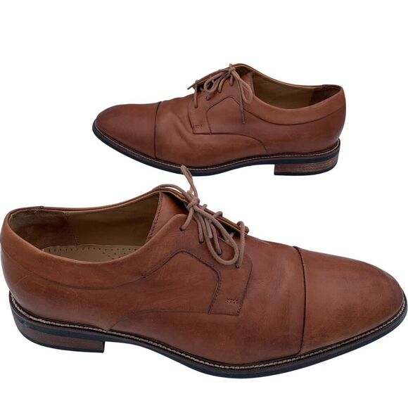 Cole Haan Brown Leather Oxfords - Very Good Condition - Picture 5 of 15